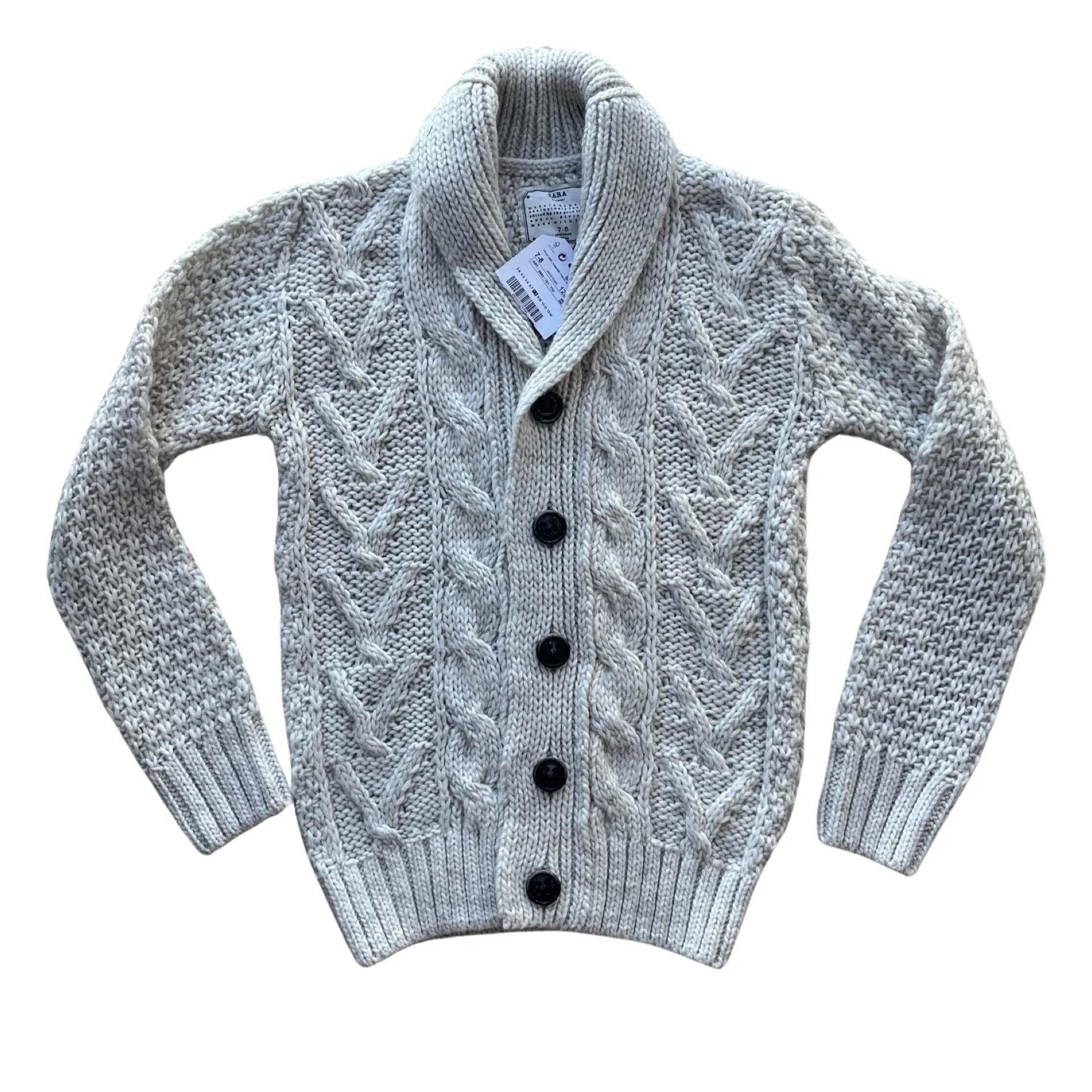 Zara Boys Cable Knit Cardigan