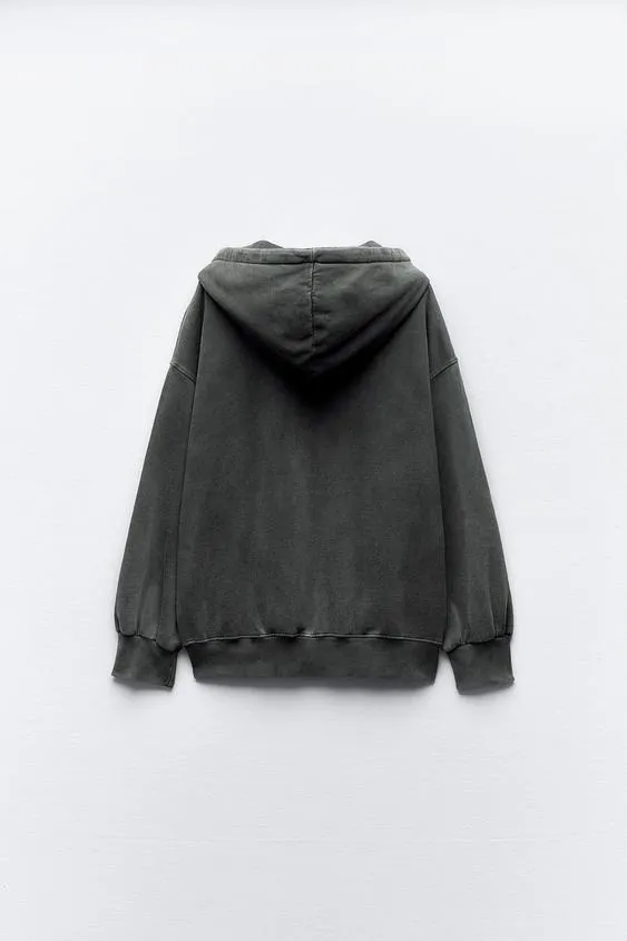 ZARA  |Long Sleeves Hoodies & Sweatshirts