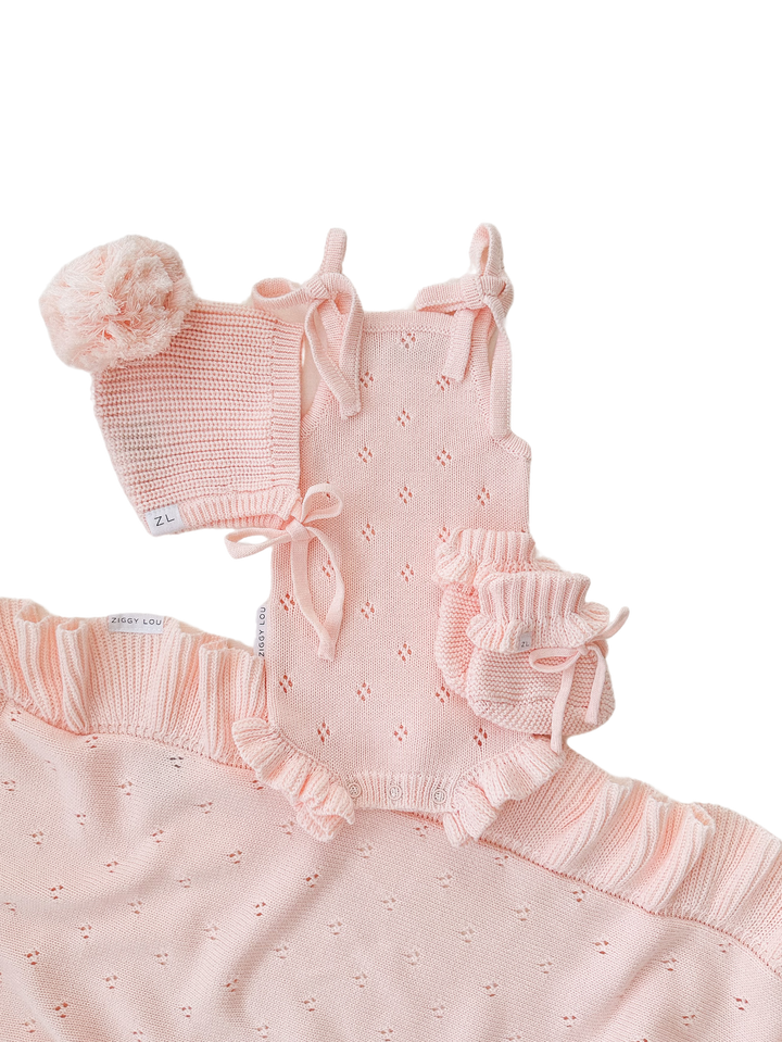 Ziggy Lou Frill Bodysuit - Primrose